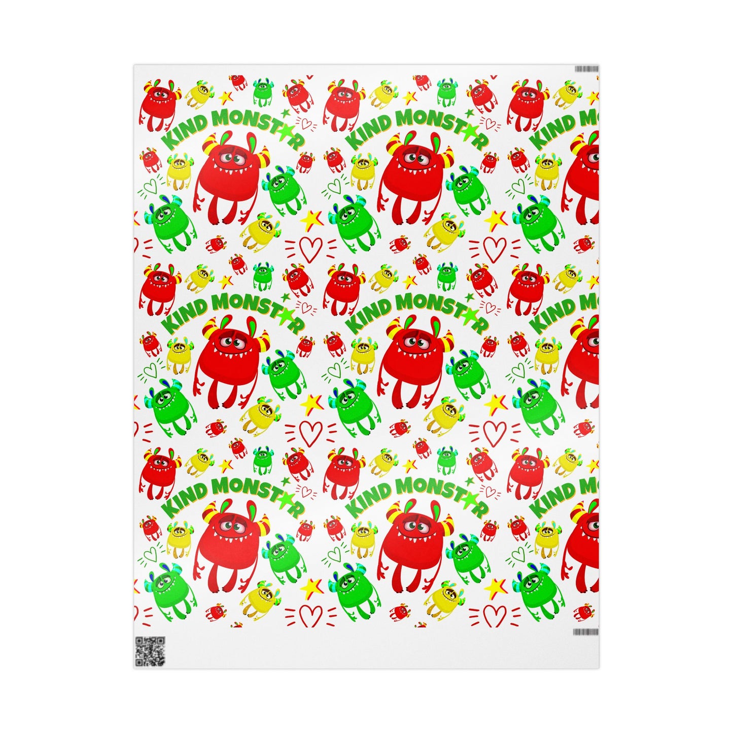 Kind Monster Celebration Gift Wrap – Fun, Colorful & Full of Joy