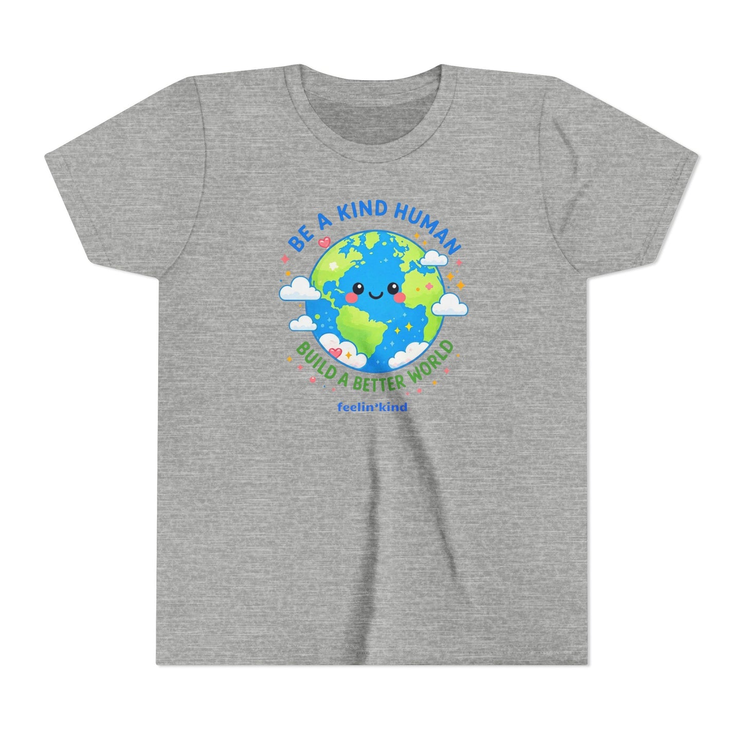 Be a Kind Human – Build a Better World Kids Tee