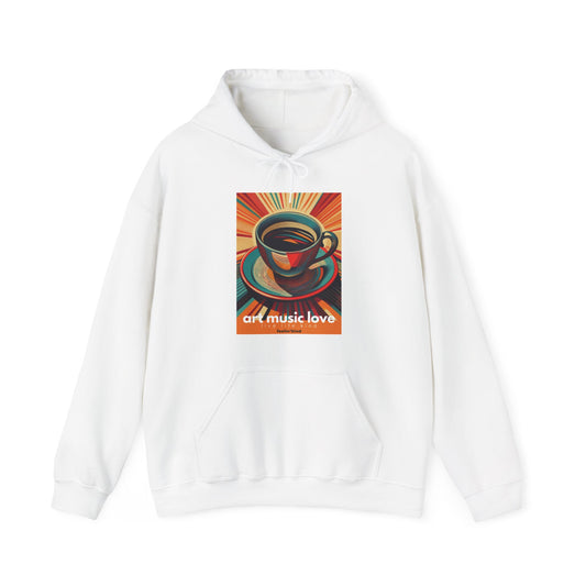 Art Music Love Coffee Vibes Hoodie