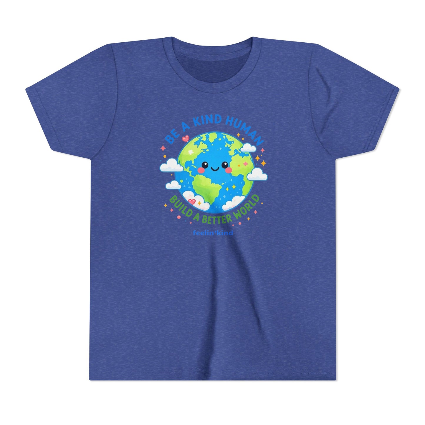 Be a Kind Human – Build a Better World Kids Tee