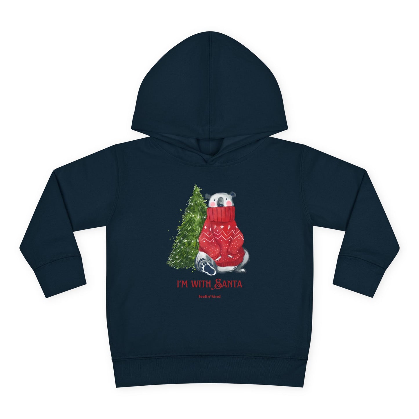 I'm with Santa Hoodie (Toddler)