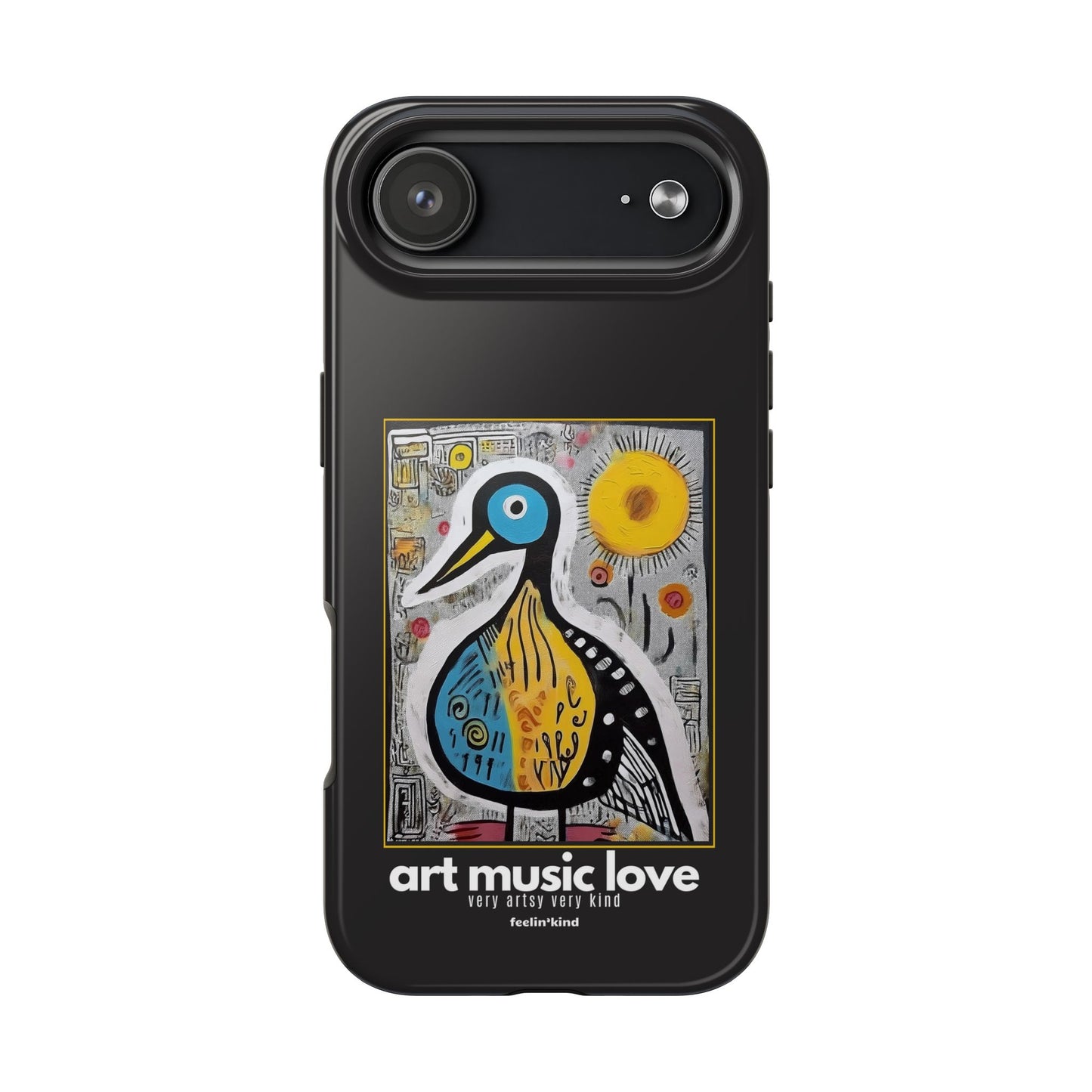 Art Music Love – Folk Art Duck Phone Case