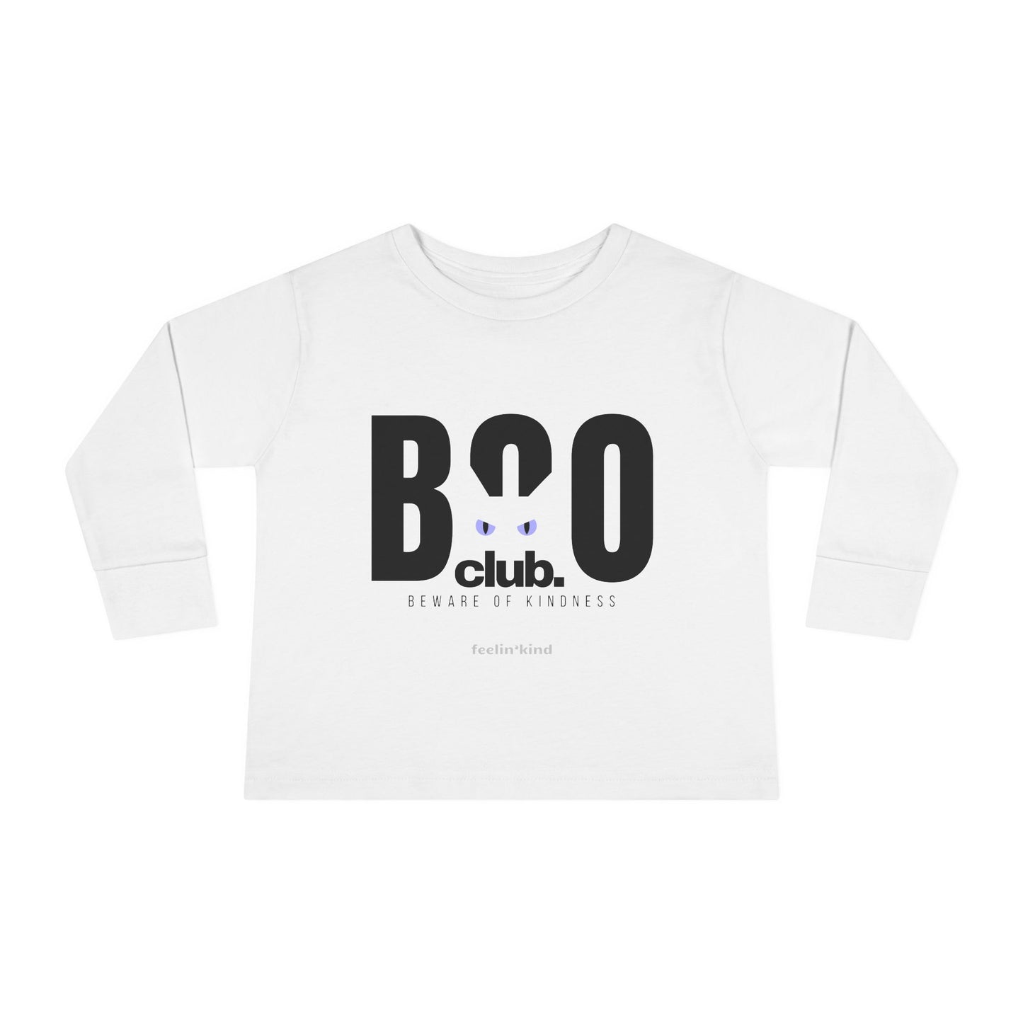 Boo Club Toddler Long Sleeve Tee - Fun Halloween Toddler Shirt