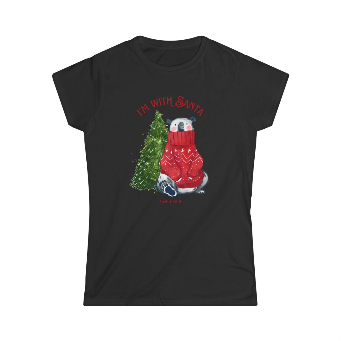 I'm with Santa Women's Tee