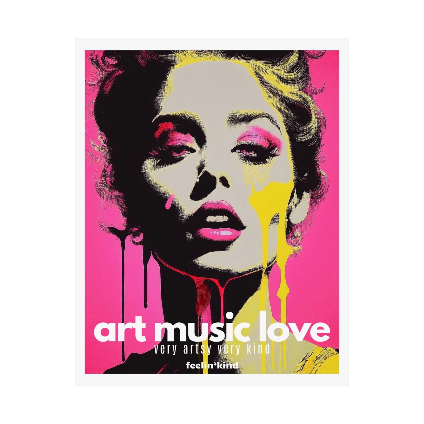 Art Music Love – Electric Muse Pop Art Poster
