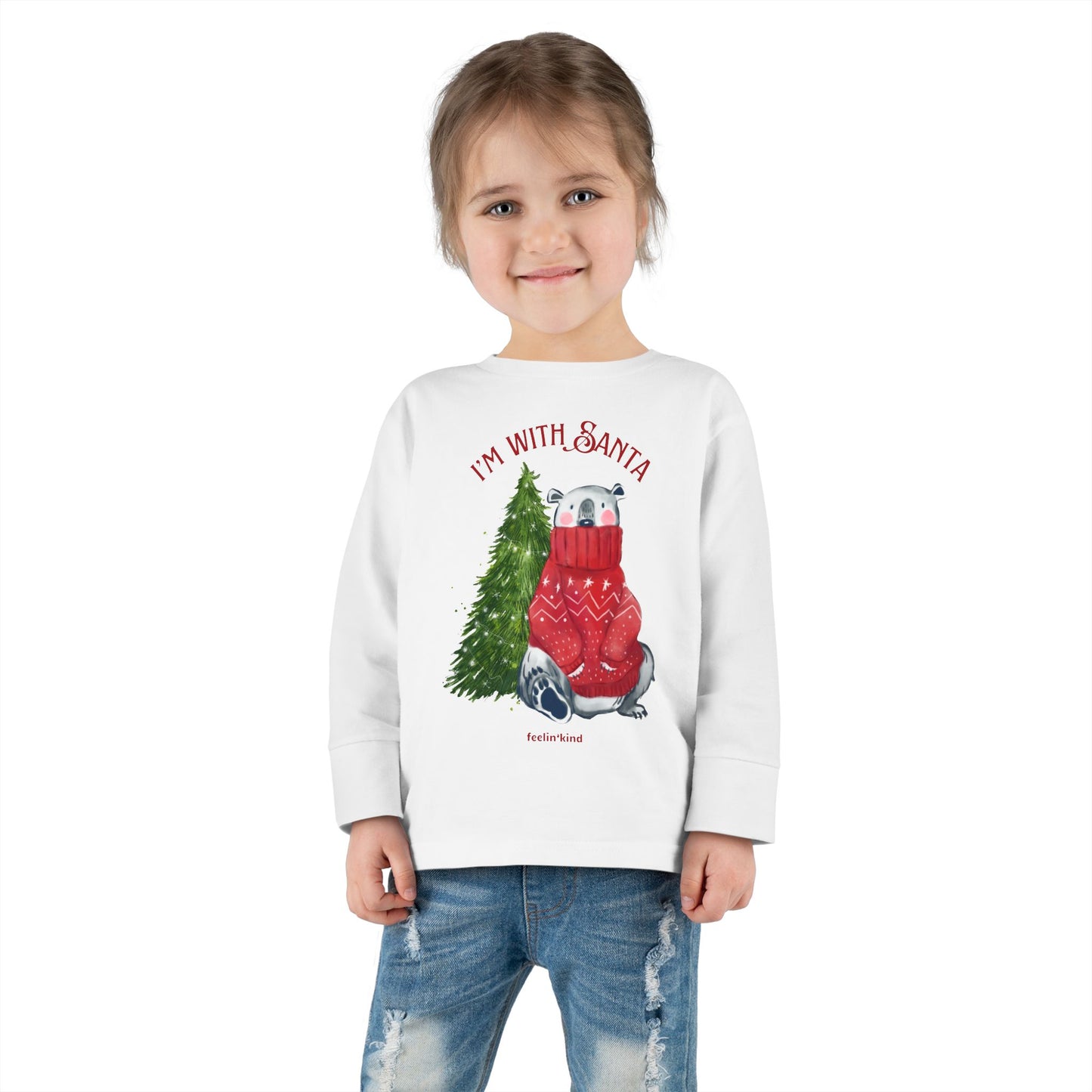 I'm With Santa Cozy Polar Bear (Toddler)