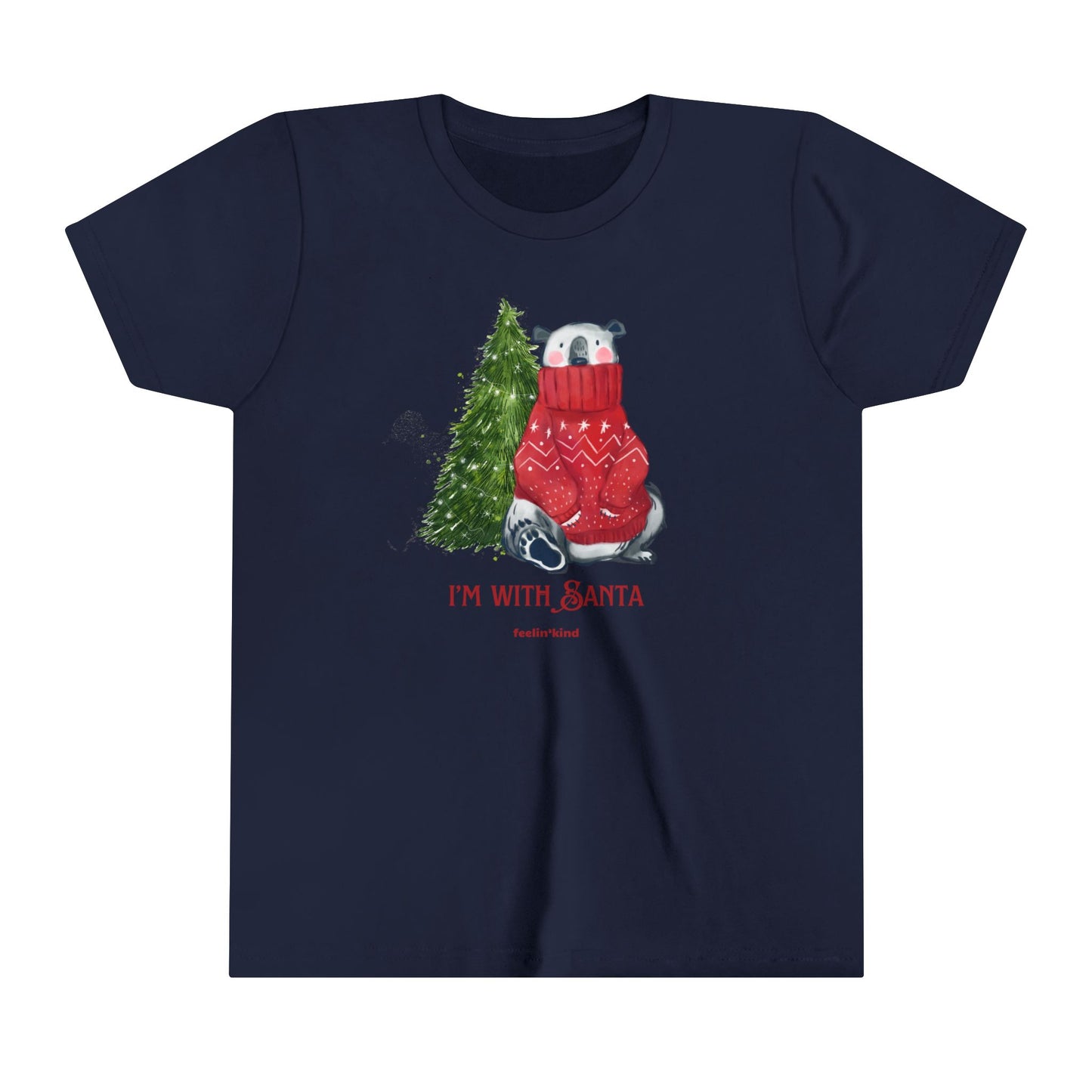 I'm with Santa Taster Tee (Youth)