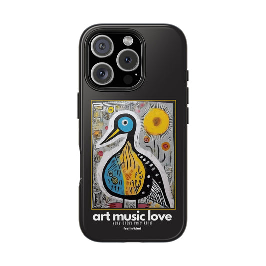 Art Music Love – Folk Art Duck Phone Case
