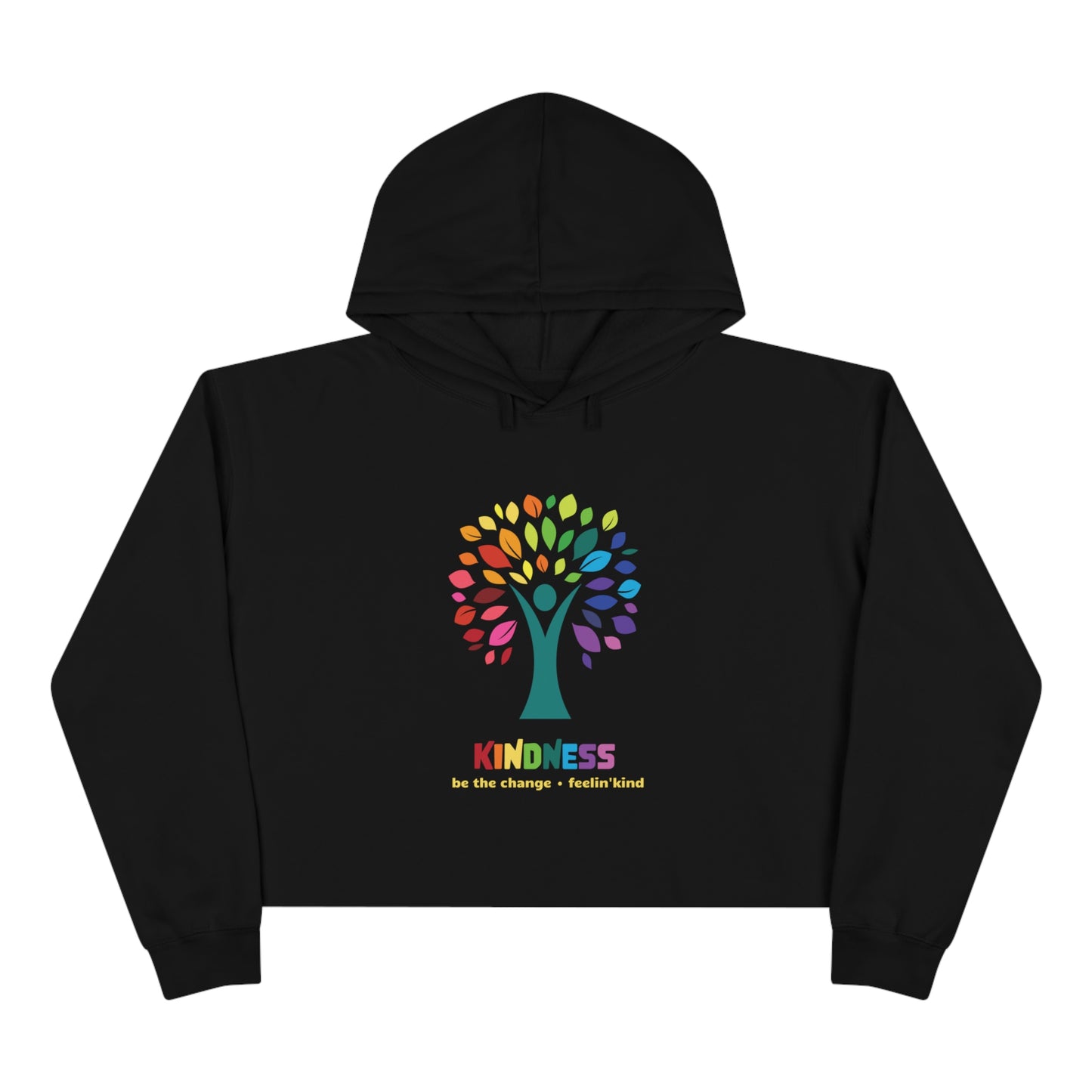 Kindness Tree Crop Hoodie