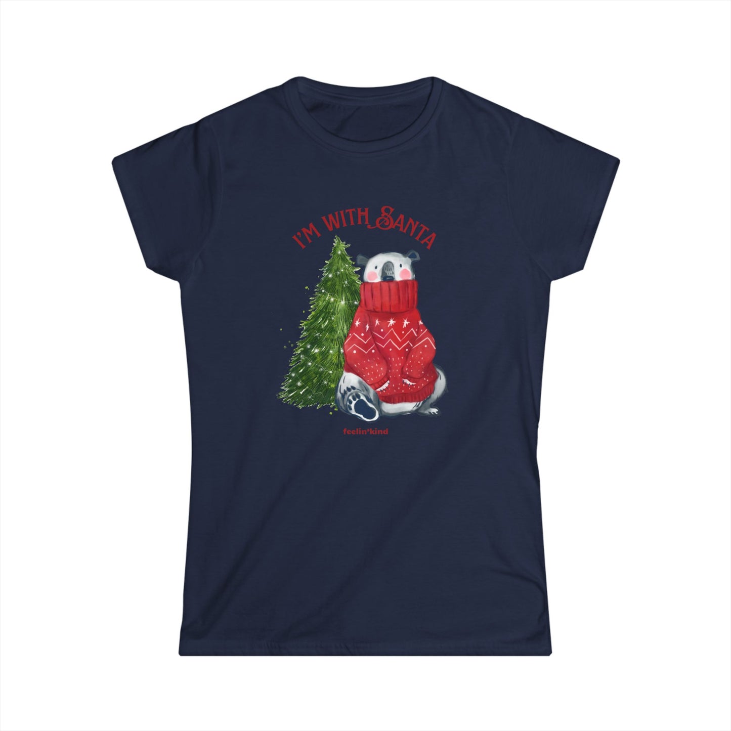 I'm with Santa Women's Tee