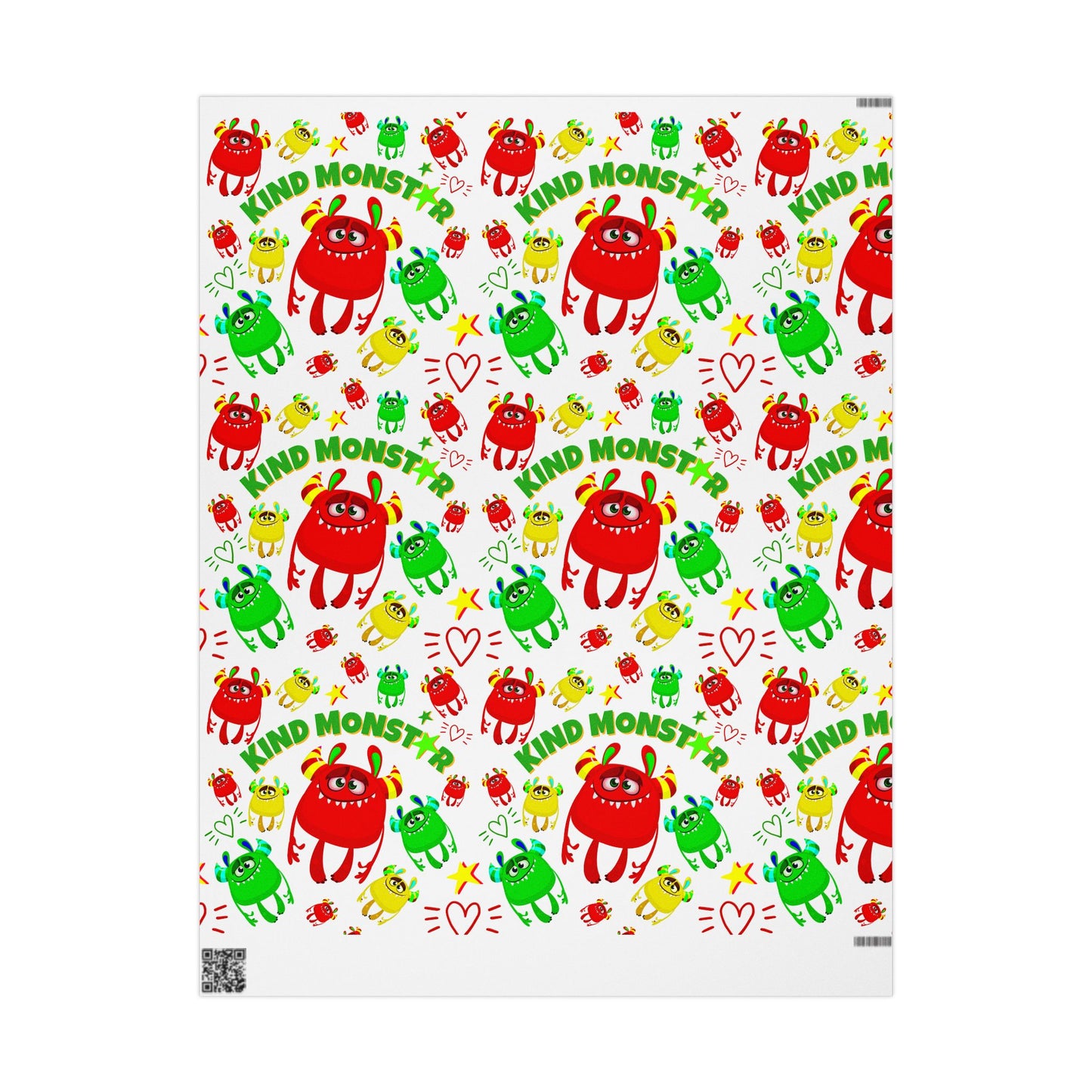 Kind Monster Celebration Gift Wrap – Fun, Colorful & Full of Joy