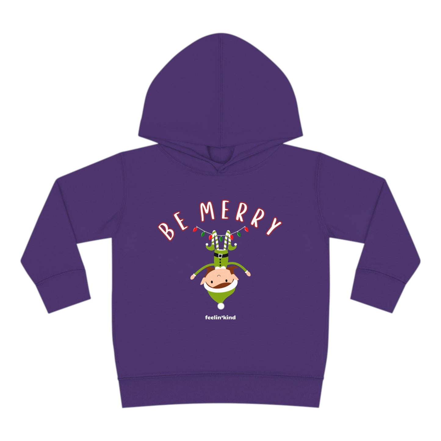 Be Merry Elf  hoodie featuring a cool design inspired by the spirit of goodwill, perfect for chilly days.