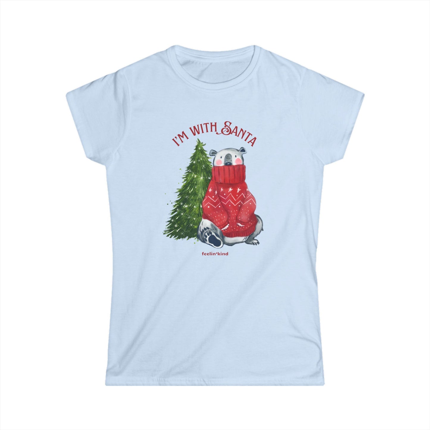 I'm with Santa Women's Tee