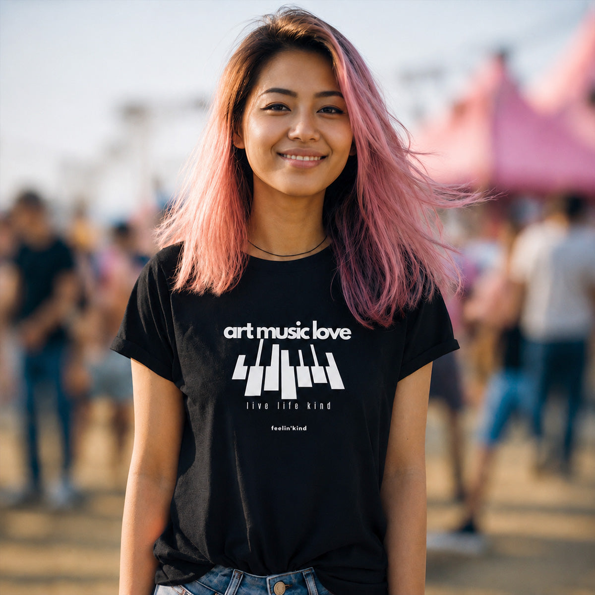 Art Music Love – Piano Keys Edition T-Shirt