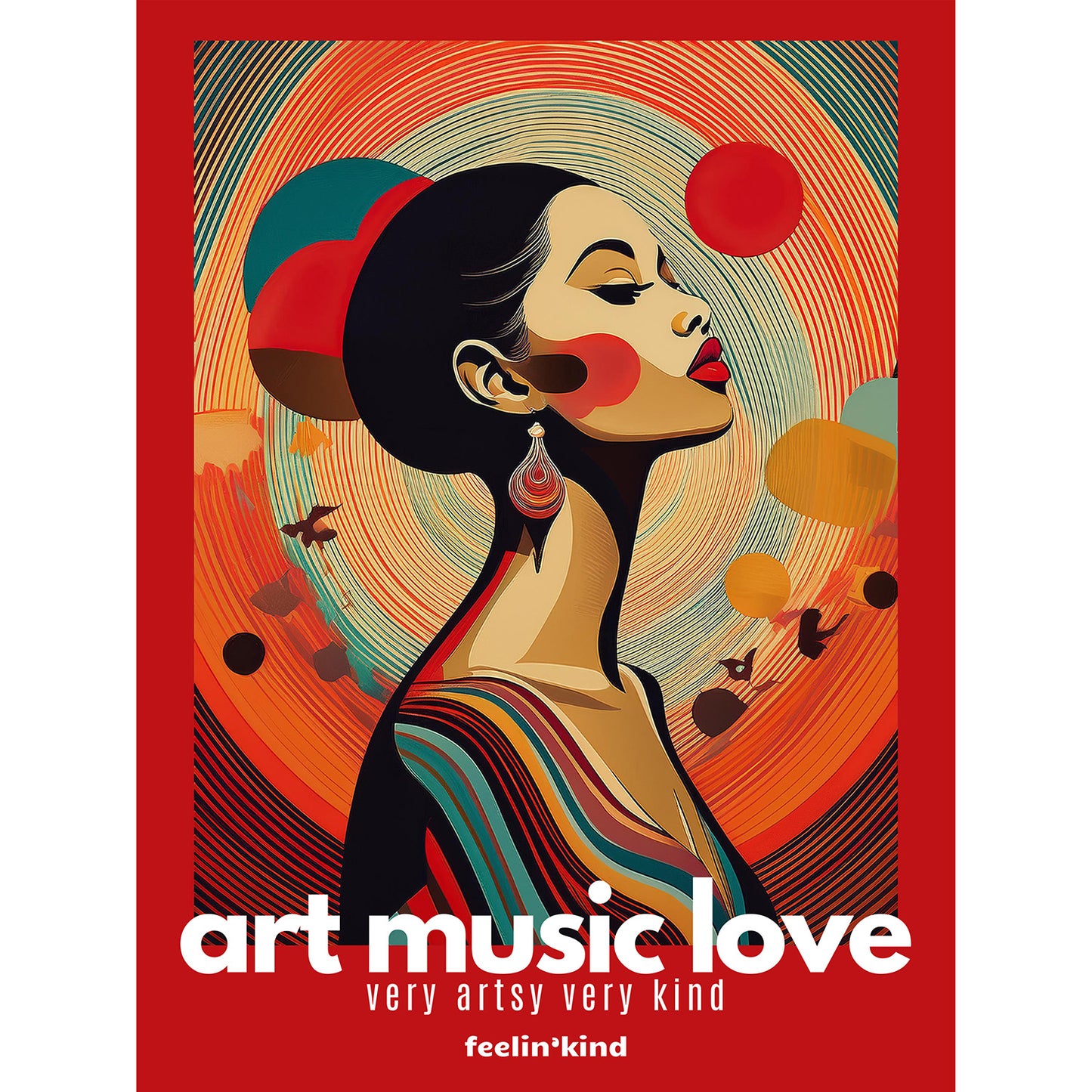 Art Music Love – Radiant Harmony Poster