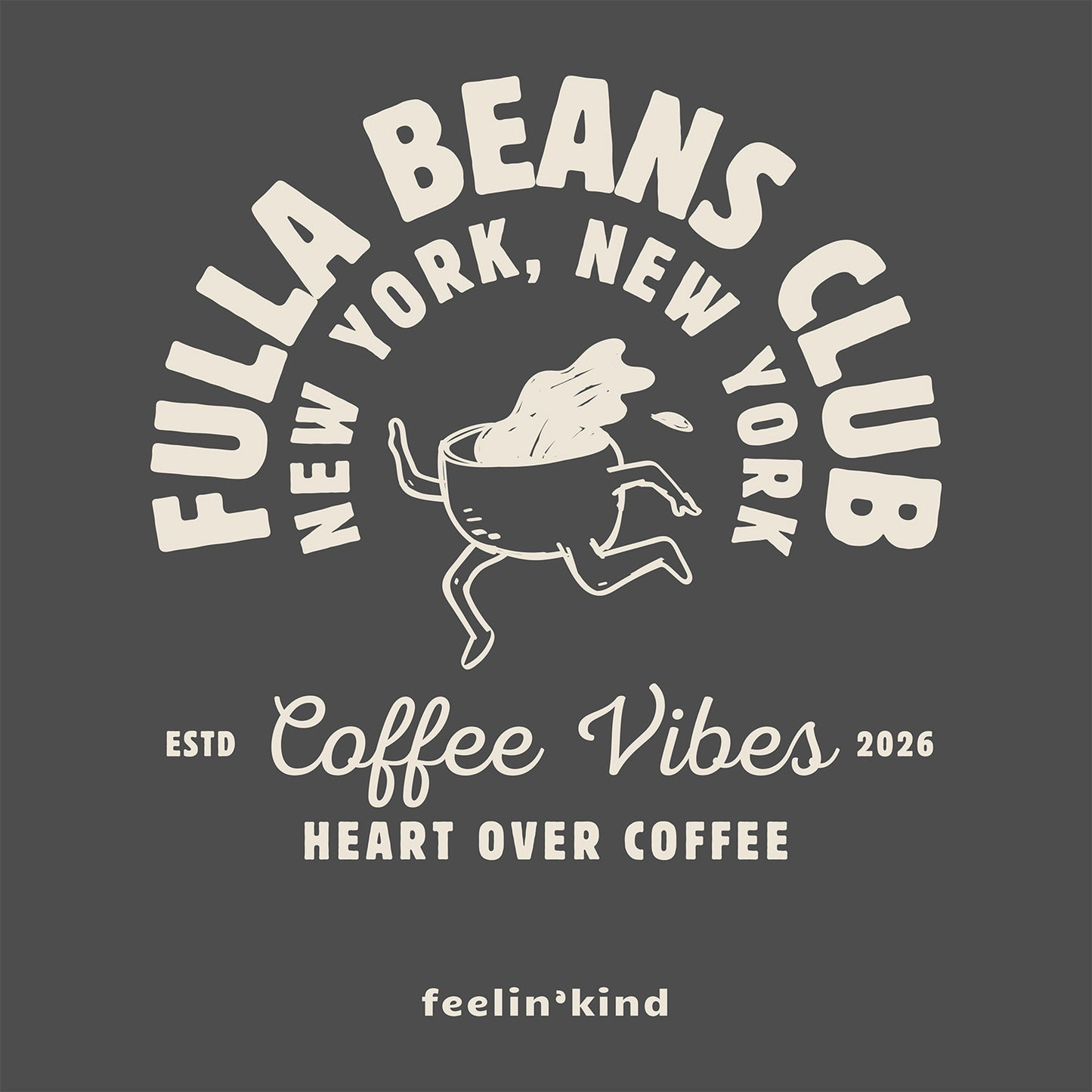 Fulla Beans Club Coffee Vibes T-Shirt