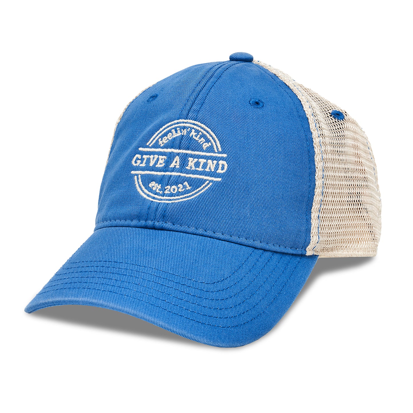 Give A Kind Trucker Hat (Blue)