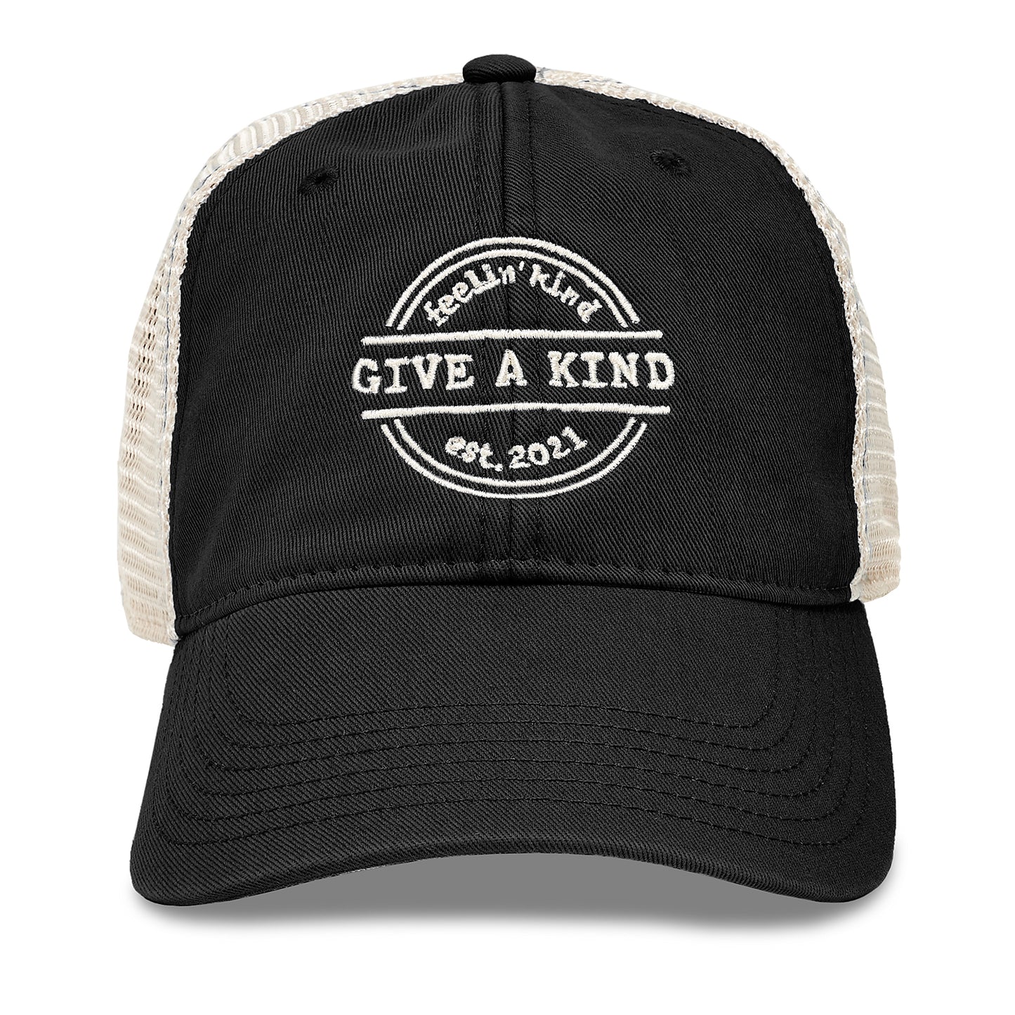 Give A Kind Trucker Hat (Black)