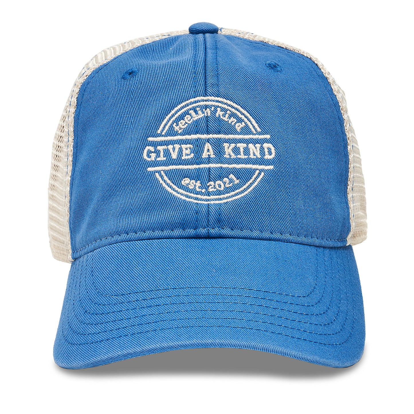 Give A Kind Trucker Hat (Blue)