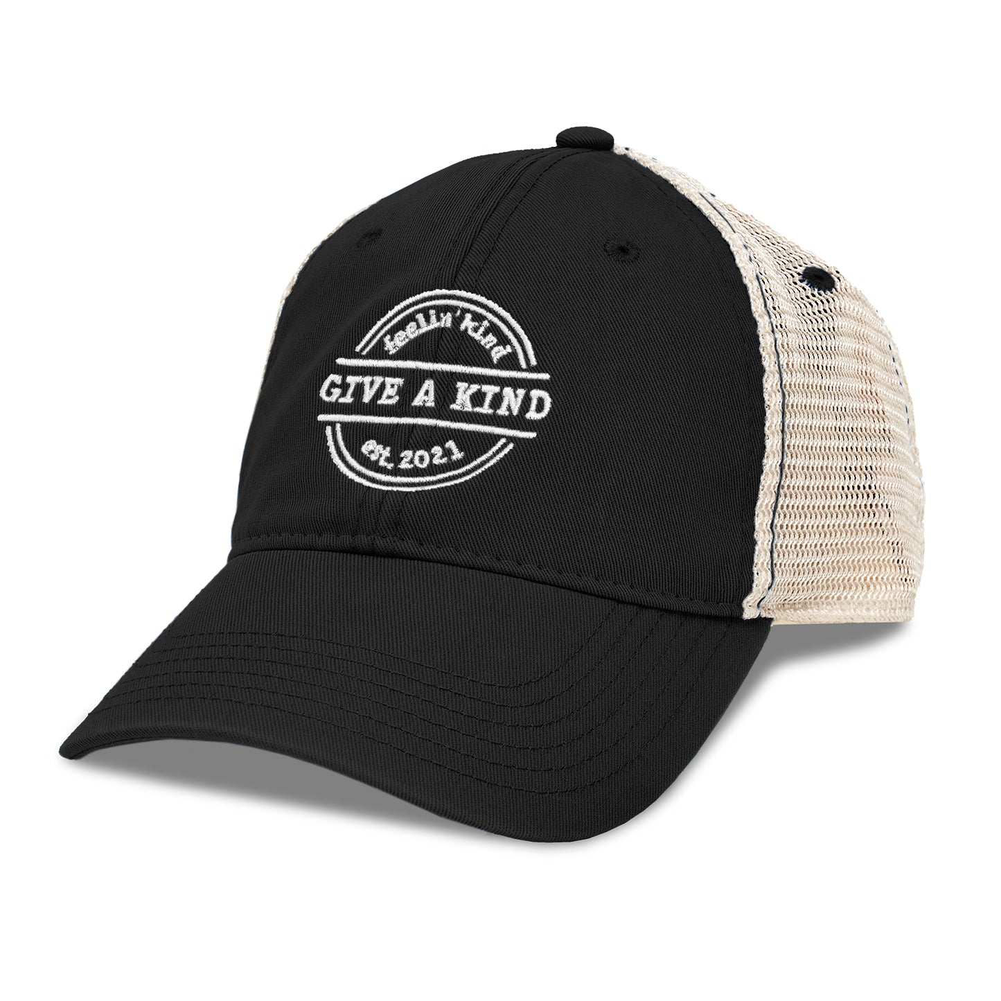 Give A Kind Trucker Hat (Black)