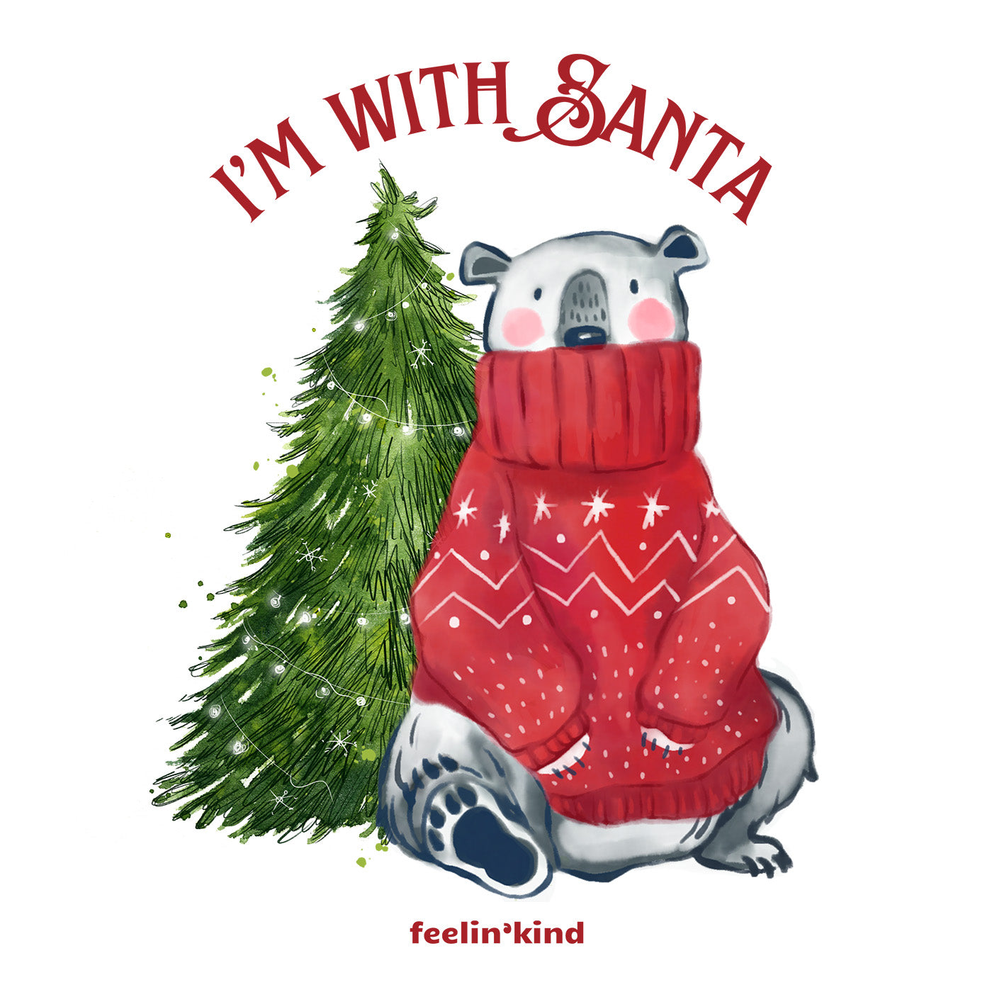 I'm with Santa T-Shirt