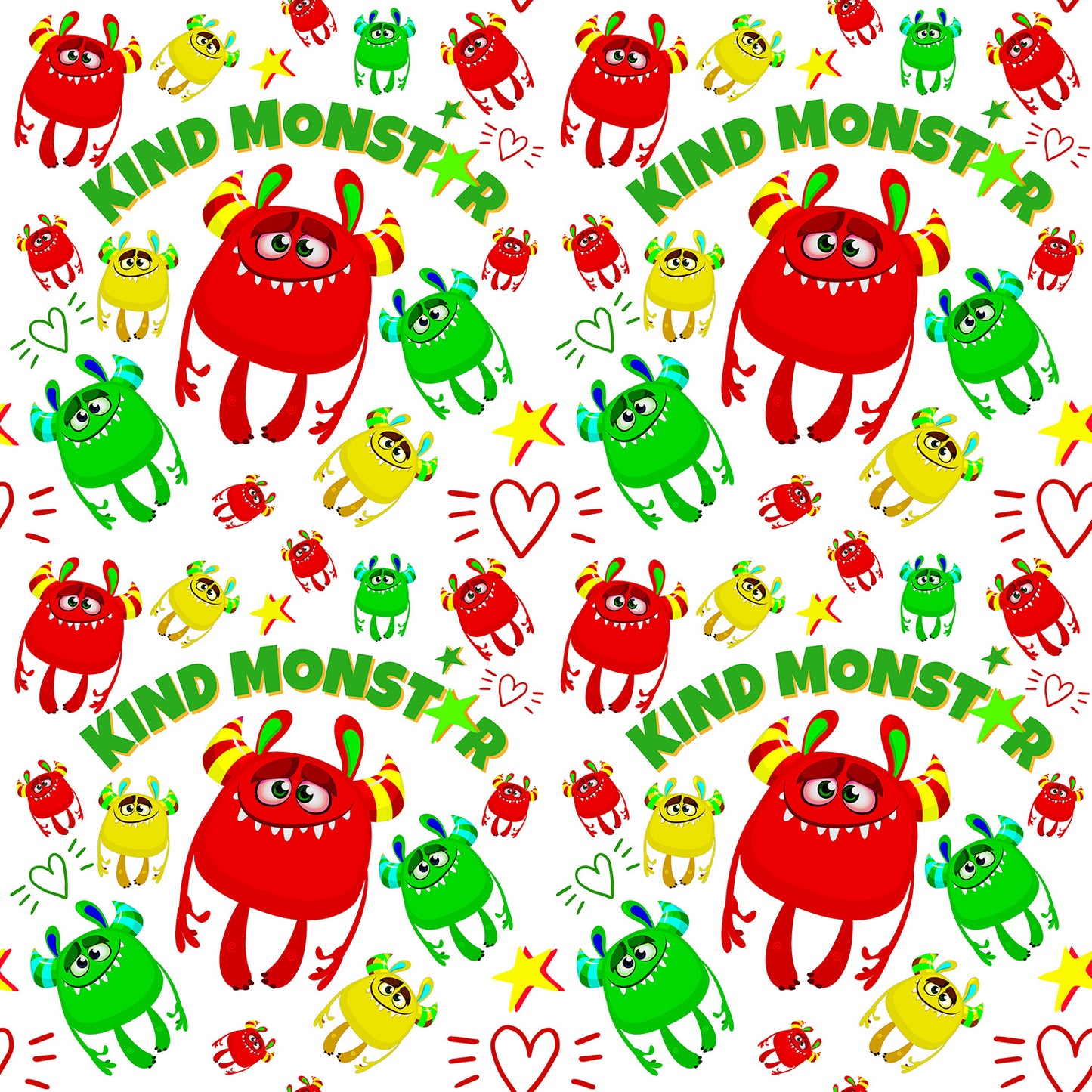 Kind Monster Celebration Gift Wrap – Fun, Colorful & Full of Joy