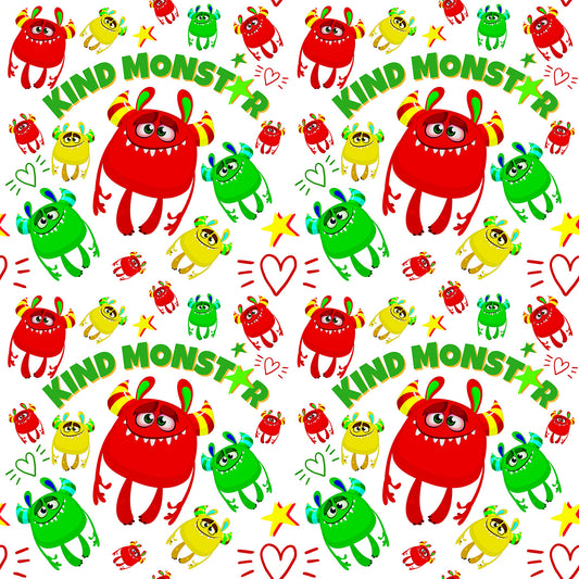 Kind Monster Celebration Gift Wrap – Fun, Colorful & Full of Joy