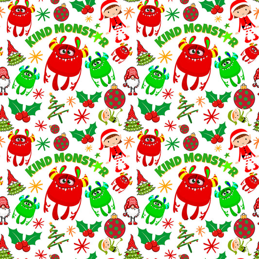Kind Monstar Christmas Gift Wrap
