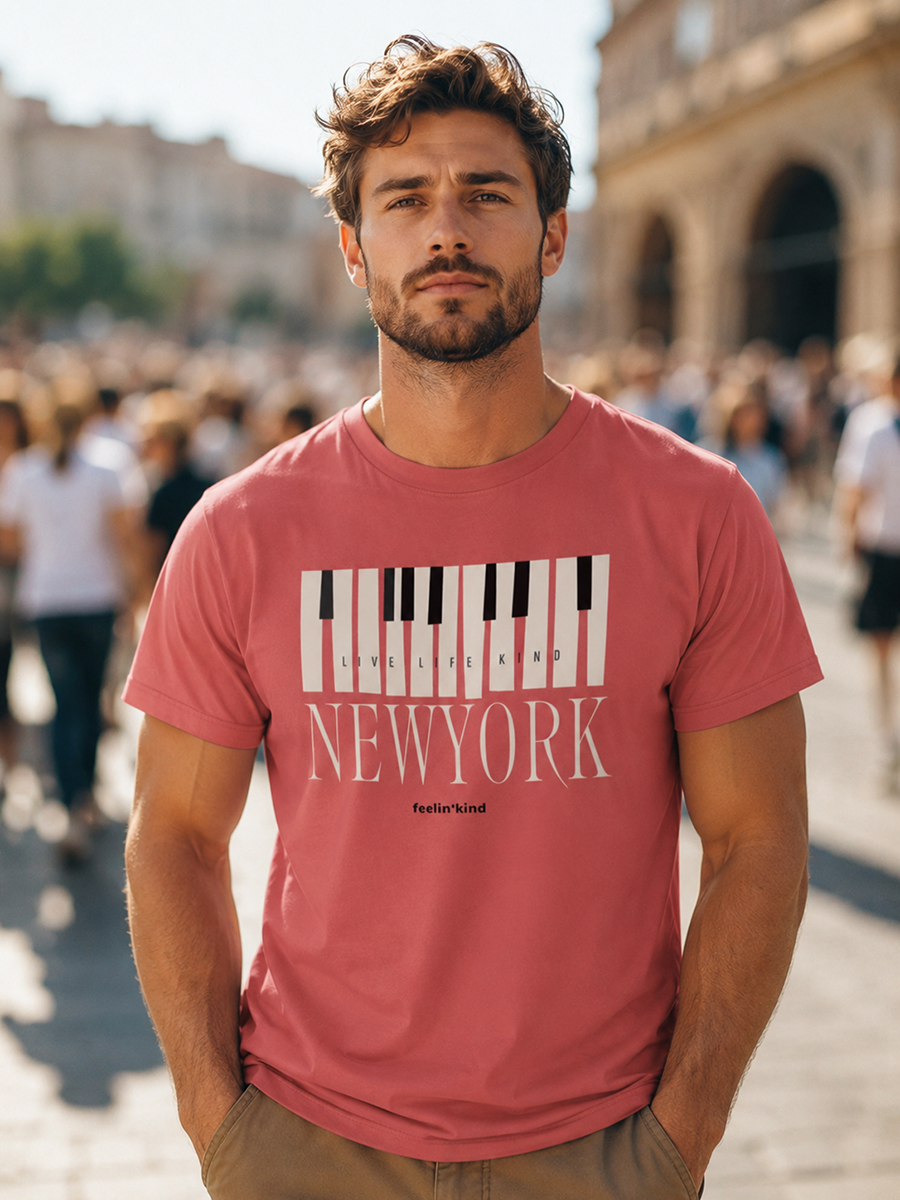 Live Life Kind NYC Piano Tee