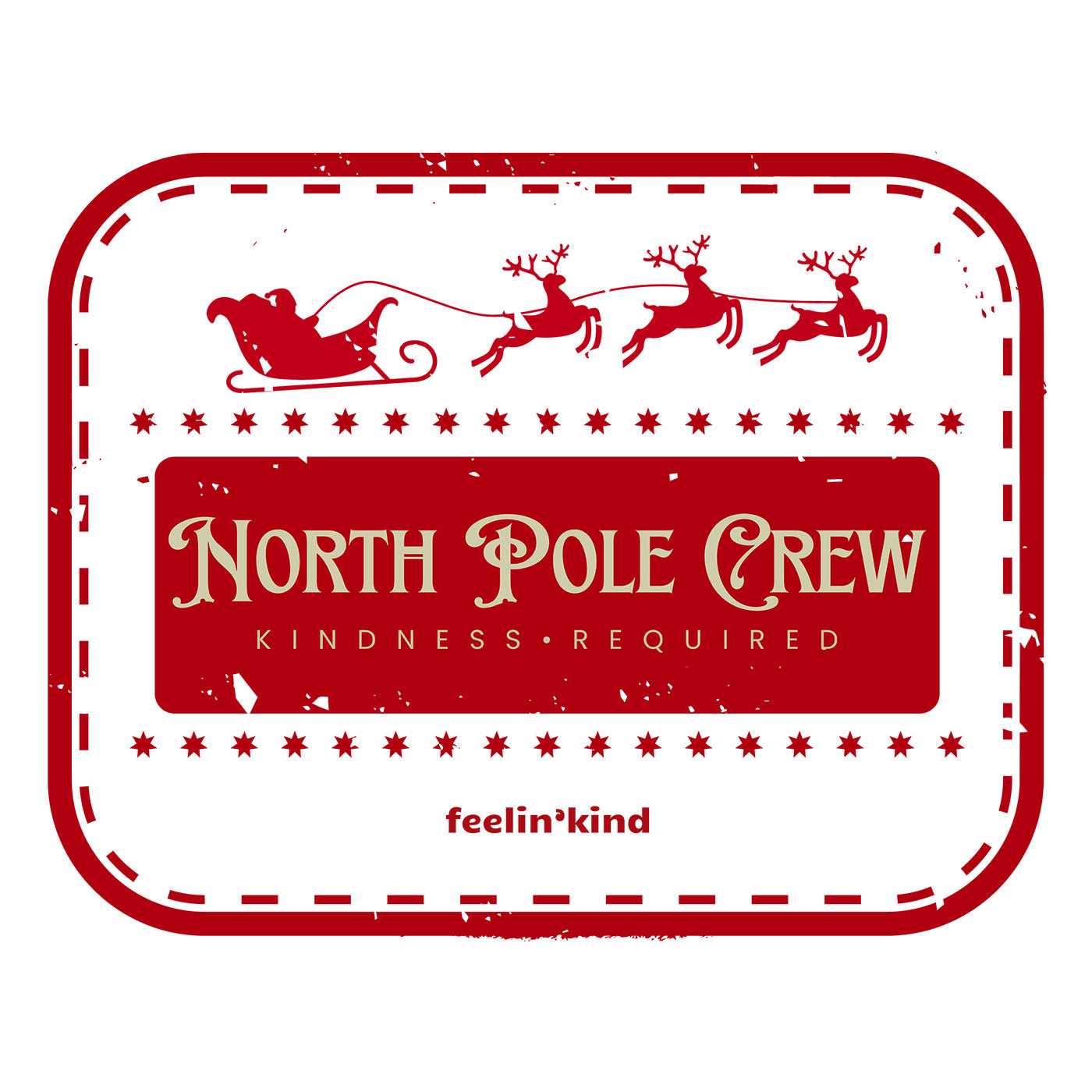 North Pole Retro Pet Hoodie