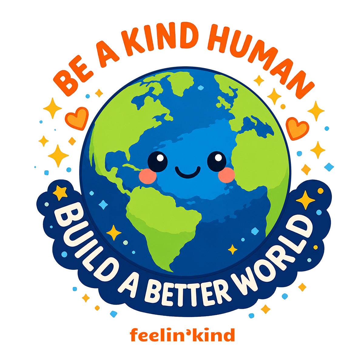 Be a Kind Human – Build a Better World Youth T-Shirt