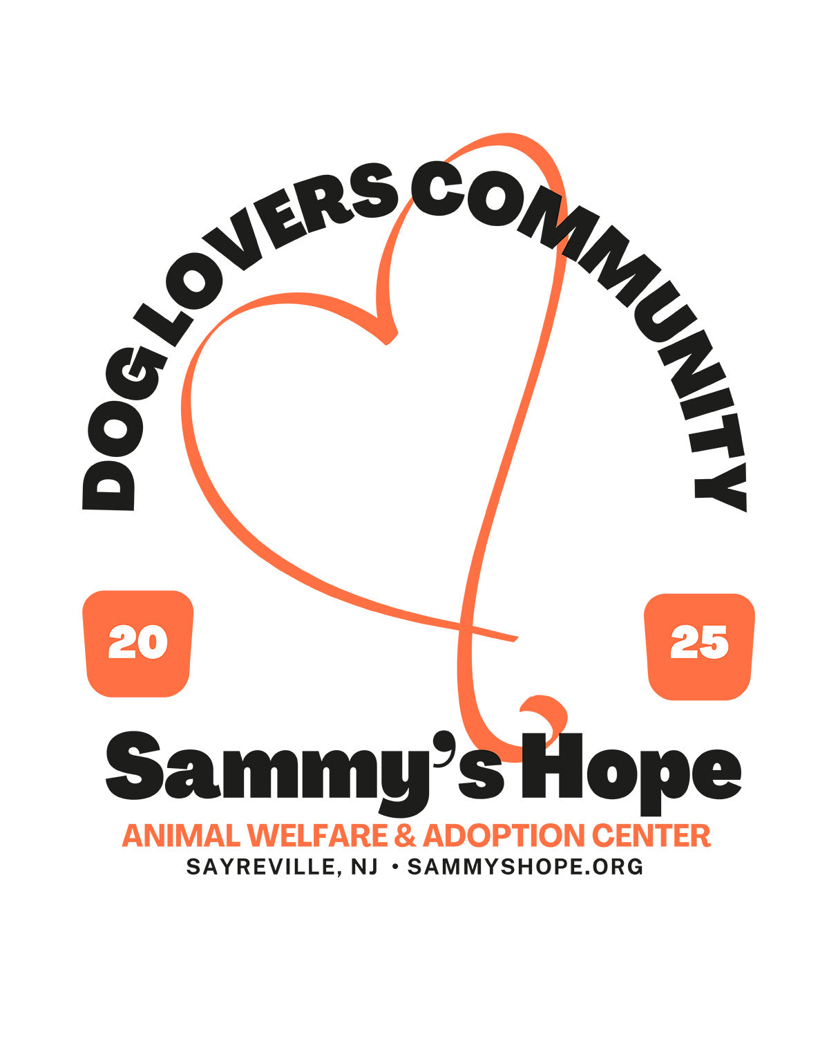 Dog Lovers Community Tee – Sammy’s Hope 2025 Edition